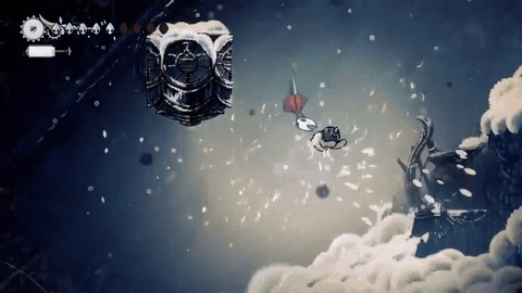 Hornet traversing Pharloom in Hollow Knight: Silksong.
